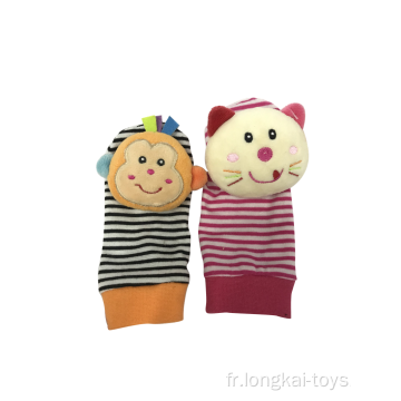 Chaussettes Singe Et Chat En Peluche